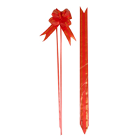 Stahovací stuha 3/50 cm červená