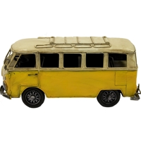 Plechová replika starého autobusu