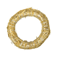 Slaměný věnec průměr 15 cm – přírodní základ pro dekorace a aranžmá