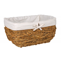 Prirodni ulozny kosik z morske travy s latkou 30×25×16 cm